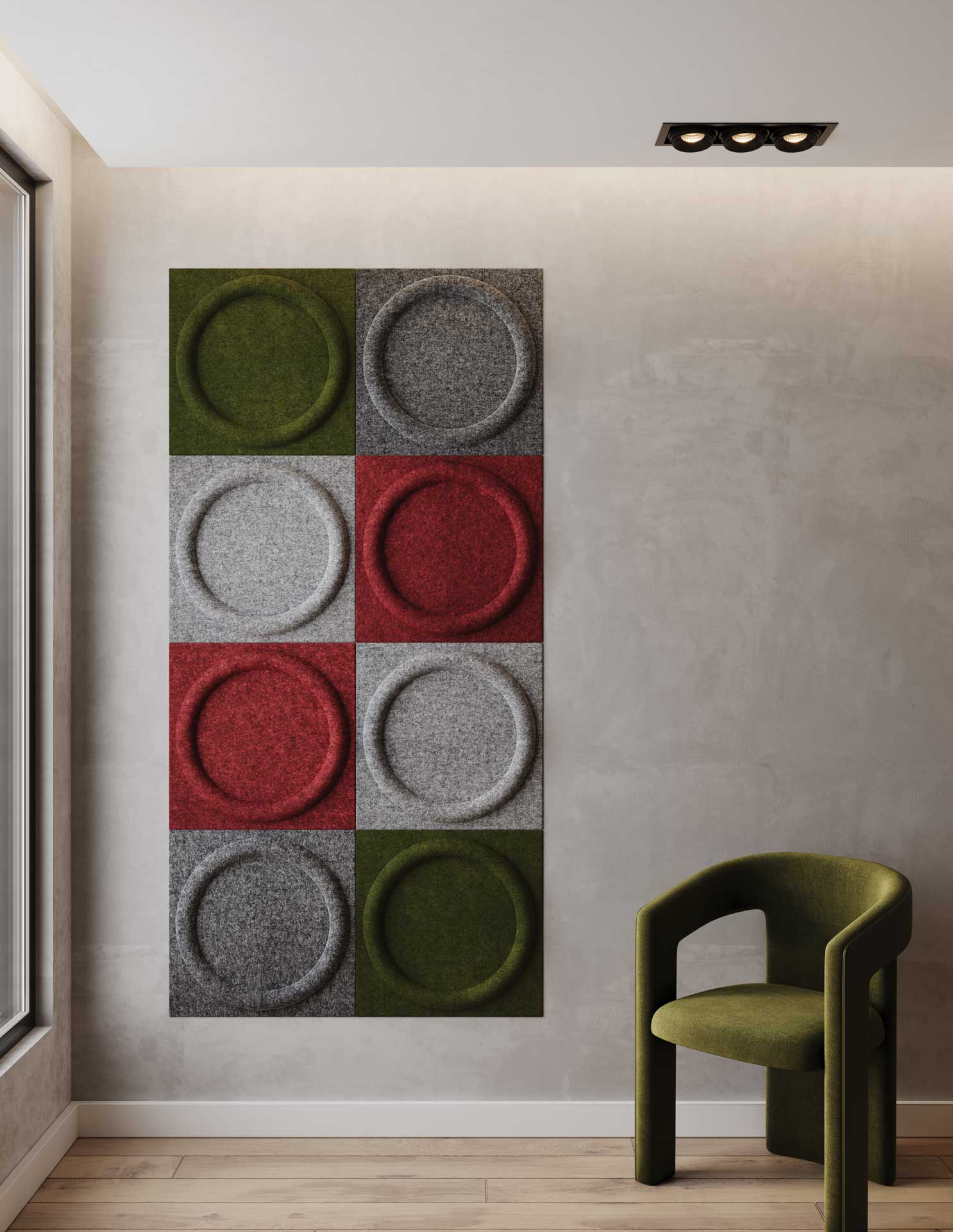 3D Acoustic Felt Wall & Ceiling Tiles